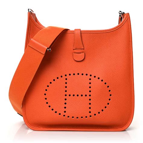 crossbody hermes bag|hermes evelyne bag price 2022.